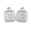 304 Stainless Steel Pendants STAS-L293-13P-1