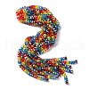 Electroplate & Gradient Color Glass Beads Strands X-LAMP-M023-01-2