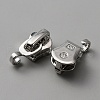 Alloy Replacement Zipper Sliders FIND-WH0111-250P-1