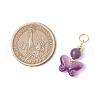 7Pcs 7 Styles Natural Rose Quartz & Amethyst & Green Aventurine & Citrine & Amazonite & Carnelian PALLOY-JF03461-2