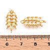 Brass Micro Pave Cubic Zirconia Pendants KK-N261-105G-3