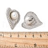 Heart 304 Stainless Steel Stud Earrings EJEW-L287-064P-2