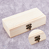 Rectangle Unfinished Wood Craft Storage Boxes CON-WH0095-57-5