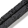 Synthetic Lava Rock Dyed Beads Strands G-H311-07-01-1