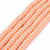 Handmade Polymer Clay Beads Strands CLAY-N008-35-2