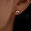Rainbow Sterling Silver Stud Earrings for Women HO6216-1