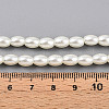 Baking Painted Pearlized Glass Pearl Bead Strands HY-T002-01B-02-4
