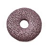 Natural Lava Rock Disc Big Pendants G-M203-M-01-2