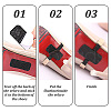 4 Sets 4 Colors PU Leather Shoelace AJEW-FG0003-06-5