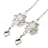 Round Mixed Gemstone Dowsing Pendulums G-M447-07P-4