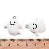 Halloween Theme Opaque Resin Pendants RESI-N039-93-3