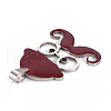 201 Stainless Steel Enamel Pendants STAS-S110-076B-3