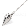 Brass Dowsing Pendulum Big Pointed Cone Pendants KK-H491-05P-2