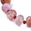 Natural Quartz Beads Strands G-K294-B05-2
