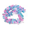 Natural Dyed Quartz Beads Strands G-G791-14I-2