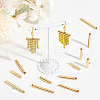 Unicraftale 48Pcs 4 Styles 304 Stainless Steel Slide On End Clasp Tubes STAS-UN0058-14-2