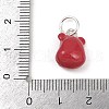 Alloy Enamel Animal Cartoon Charms PALLOY-R158-04S-02-3