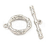 Brass Toggle Clasps KK-A223-14P-5