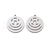 201 Stainless Steel Pendants STAS-V001-14-1