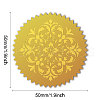 Self Adhesive Gold Foil Embossed Stickers DIY-WH0211-365-2