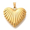 PVD Vacuum Plating 304 Stainless Steel Pendants STAS-U035-27G-1
