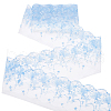 BENECREAT 5 Yards Polyester Embroidery Shell Lace Ribbon OCOR-BC0006-66A-1