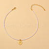 Round Plastic Pearl Beaded Necklaces FS-WG7BB5B-06-1