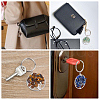 Natural & Synthetic Gemstone Keychain PALLOY-FH00034-5