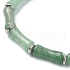 2Pcs 2 Style Natural Green Aventurine Bamboo & Shell Pearl Beaded Stretch Bracelets Set BJEW-TA00309-4