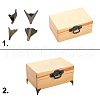 SUPERFINDINGS Vintage Alloy Box Corner Protector FIND-FH0001-23AB-RS-4