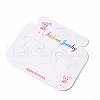 Paper Jewelry Display Cards for Hair Clip CDIS-F005-08-3