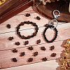 UNICRAFTALE 120Pcs Natural Wooden Beads WOOD-UN0001-10-2