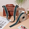 10 Yards Polyester Striped Ribbon OCOR-WH0077-54A-4