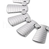 Non-Tarnish 304 Stainless Steel Bib Necklaces for Men NJEW-Q340-03P-2