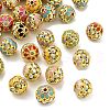 Brass Rhinestone Beads KK-Q080-01A-1