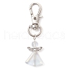 Angel Glass Pendant Decorations HJEW-JM02782-2