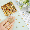 SOFPLATE 300pcs 10 Colors Brass Rhinestone Spacer Beads RB-SP001-07B-3