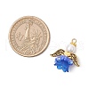 Glass Seed Beaded Angel Pendants PALLOY-MZ00713-05-2
