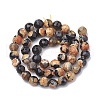Natural Fire Crackle Agate Beads Strands G-S335-01H-2