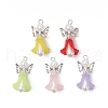 ABS Plastic Imitation Pearl Pendants PALLOY-JF03683-1
