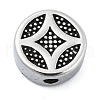 304 Stainless Steel Beads STAS-H219-06AS-1