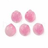 Two Tone Transparent Spray Painted Glass Beads GLAA-Q092-06-C05-1