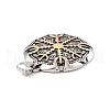 304 Stainless Steel Pendants STAS-M299-30AS-3