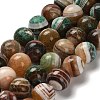 Dyed Natural Agate Beads Strands G-G175-A14-01-2