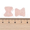 Frosted Transparent Acrylic Beads OACR-P029-20B-02-4