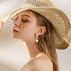 DICOSMETIC 60Pcs 201 Stainless Steel Stud Earring Findings with Hole FIND-DC0006-59-6