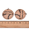 Wood Pendants FIND-N007-03F-3