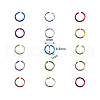 1500PCS 15 Colors Aluminum Jump Rings ALUM-CJ0001-21-2