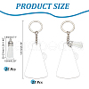   DIY Blank Keychain Making Kit DIY-PH0020-79A-2