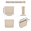 WADORN 2Pcs 2 Colors Wool Felt Organizer Insert FIND-WR0005-83B-2